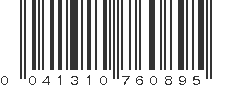 UPC 041310760895