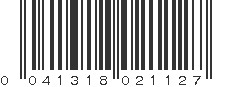 UPC 041318021127