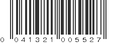 UPC 041321005527