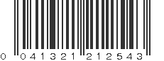 UPC 041321212543