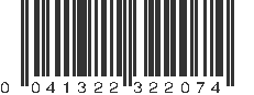 UPC 041322322074