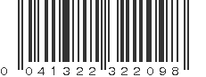 UPC 041322322098