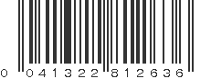 UPC 041322812636