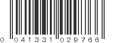 UPC 041331029766