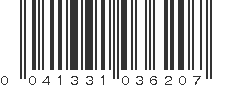 UPC 041331036207