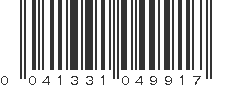 UPC 041331049917