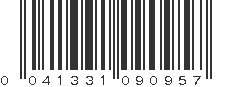 UPC 041331090957