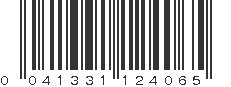 UPC 041331124065