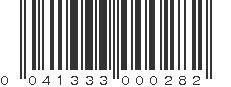 UPC 041333000282