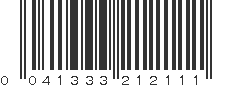 UPC 041333212111