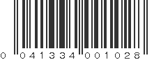 UPC 041334001028