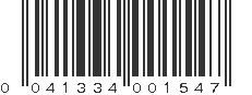 UPC 041334001547