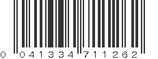 UPC 041334711262