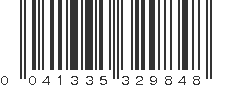 UPC 041335329848