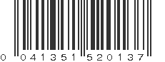 UPC 041351520137