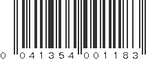 UPC 041354001183