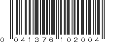 UPC 041376102004