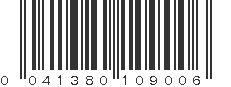 UPC 041380109006