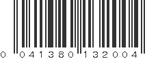 UPC 041380132004