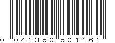 UPC 041380804161