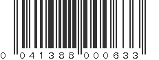 UPC 041388000633