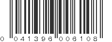 UPC 041396006108