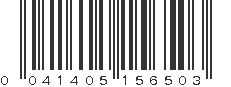 UPC 041405156503