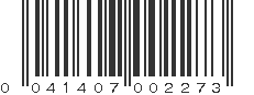 UPC 041407002273