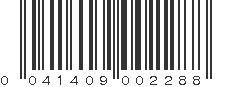 UPC 041409002288