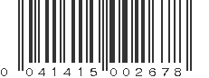 UPC 041415002678