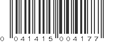 UPC 041415004177