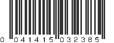 UPC 041415032385