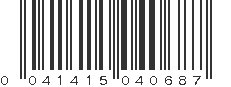 UPC 041415040687