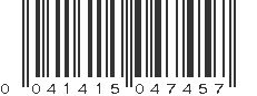 UPC 041415047457