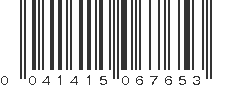 UPC 041415067653