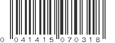 UPC 041415070318