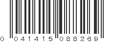 UPC 041415088269