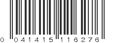 UPC 041415116276