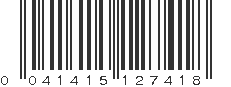 UPC 041415127418