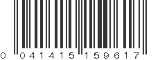 UPC 041415159617