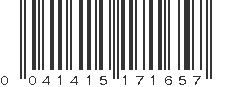 UPC 041415171657