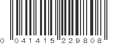 UPC 041415229808