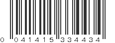 UPC 041415334434