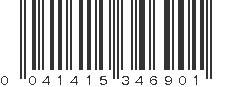 UPC 041415346901
