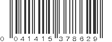 UPC 041415378629