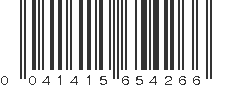 UPC 041415654266