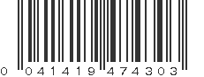 UPC 041419474303