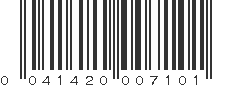 UPC 041420007101