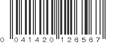 UPC 041420126567