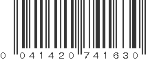 UPC 041420741630